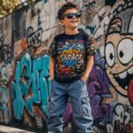 CRAZY GARAGE CREW Chłopięca Koszulka Sportowa - obrazek 3