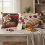 CROISSANT DREAMS Prostokątna Poduszka 100% Bawełna - obrazek 3