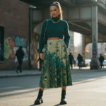 EMERALD PEACOCK Spódnica - obrazek 7