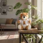 EMOTIONAL SUPPORT BEAR Maskotka Miś w koszulce - obrazek 4