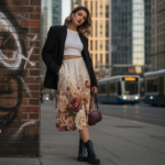FLORAL OPERA Spódnica - obrazek 3