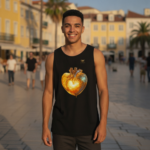 HEART OF FIRE Męski Tank Top - obrazek 4