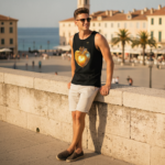 HEART OF FIRE Męski Tank Top - obrazek 9