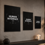 HUMAN INTERFACE Plakat pionowy A1-A4 - obrazek 3