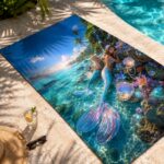MERMAID LAGOON Ręcznik Plażowy - obrazek 2