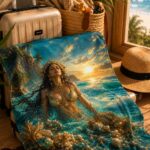 OCEAN GODDESS Ręcznik Plażowy - obrazek 6