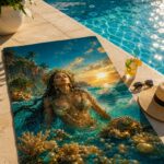 OCEAN GODDESS Ręcznik Plażowy - obrazek 7