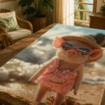 OINK & CHILL Ręcznik Plażowy - obrazek 7