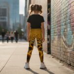 PANDA BLOOM Legginsy dziecięce - obrazek 5