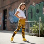 PANDA BLOOM Legginsy dziecięce - obrazek 8