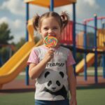 PANDA DREAMS Dziecięca Koszulka Sportowa - obrazek 4