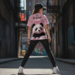 PANDA DREAMS Dziecięca Koszulka Sportowa - obrazek 5