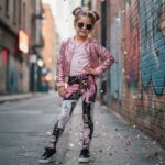 PARIS × TOKYO CLUB Legginsy dziecięce - obrazek 3