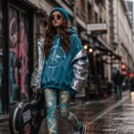 PEARL TIDE Leginsy dziecięce - obrazek 3