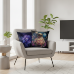 UNIVERSE IN BLOOM Kwadratowa Poduszka - obrazek 7