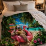 VACATION MODE Ręcznik Plażowy - obrazek 5