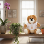 WHEN YOU MISS ME HUG THIS BEAR Maskotka Miś w koszulce - obrazek 4