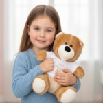 WHEN YOU MISS ME HUG THIS BEAR Maskotka Miś w koszulce - obrazek 3