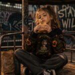 WILD SPIRIT Dziewczęca bluza z kapturem - obrazek 5