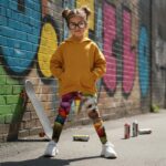 YARN BANDIT Legginsy dziecięce - obrazek 3