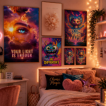YOUR LIGHT IS ENOUGH Plakat Pionowy A1-A4 - obrazek 2