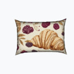 RED PANDA CROISSANT Prostokątna Poduszka Welurowa - obrazek 2