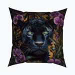 PANTHERA NOIR Kwadratowa poduszka