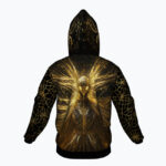 ANANSI GOLD WEB Bluza z kapturem Unisex - obrazek 2
