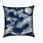 CELESTIAL KOI GARDEN Kwadratowa Poduszka - obrazek 2