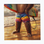 SURF SLOTH Ręcznik Plażowy