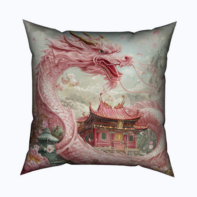 da19492fc50ce1c8322201cb1d34fbf703d5ab9d.jpg PINK DRAGON Kwadratowa Poduszka Welurowa - obrazek 1