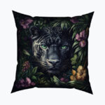 MIDNIGHT JAGUAR Kwadratowa poduszka