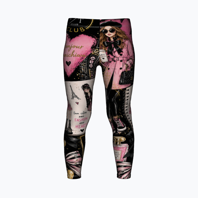 e5af72257a55016a0edde14d2fd29b83721a59b4.jpg PARIS × TOKYO CLUB Legginsy dziecięce - obrazek 1