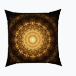 GOLDEN FREQUENCY Kwadratowa poduszka - obrazek 2