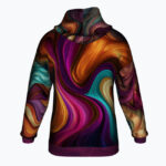 LIQUID 70s PSYCHEDELIA Bluza Unisex Oversize - obrazek 2