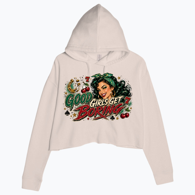 0680965081bf898293e2f9d589308cae5b1c8b42.jpg LUCKY MENACE Crop Hoodie - obrazek 1