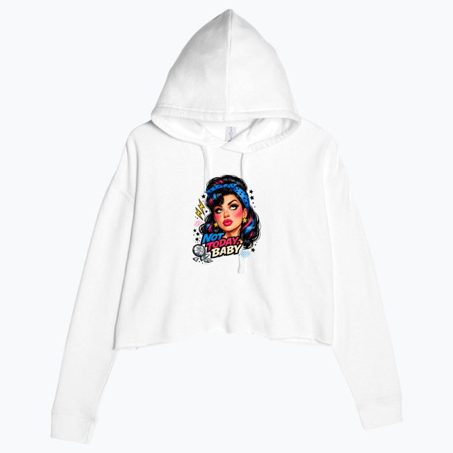 0714079cc9000c506bb128adced4b39fe21e4b8b.jpg EYE-ROLL QUEEN Damska Crop Hoodie - obrazek 1