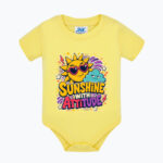 SUNSHINE WITH ATTITUDE Niemowlęce body z krótkim rękawem