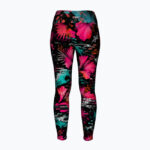 GLITCHED HIBISCUS Legginsy