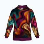 LIQUID 70s PSYCHEDELIA Bluza Unisex Oversize