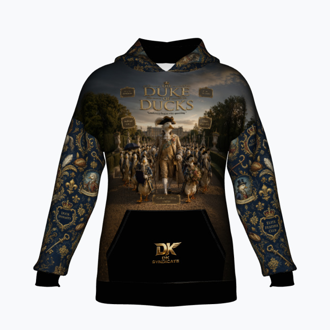 1dcb53d5828325c10afe6e94a31911e6b870e360.jpg THE DUKE OF DUCKS Bluza Unisex Oversize - obrazek 1