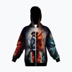 PARALLEL SELF Rozpinana bluza Unisex