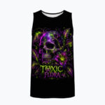 TOXIC FLORA Męski Tank Top Sportowy