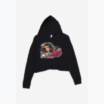 TROUBLE ANGEL Crop Hoodie