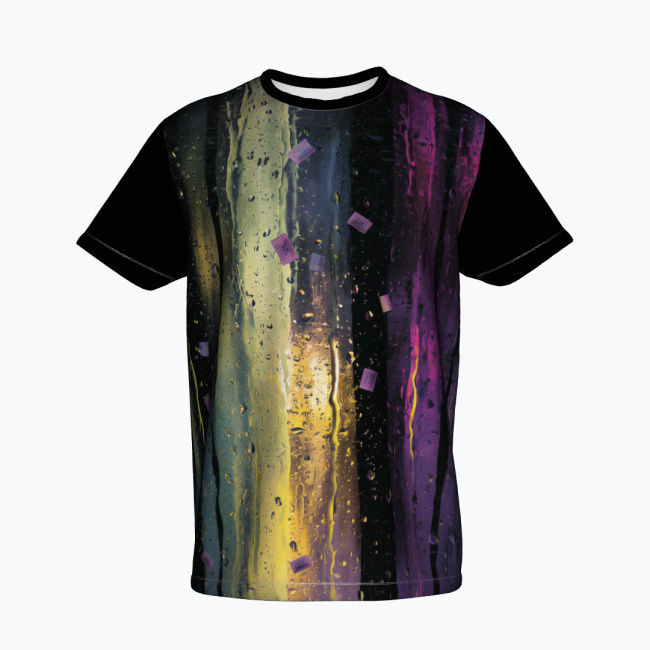 488a83c7090c3500cab519a2c1449e20f7850155.jpg NIGHT BUS WINDOW Męski T-Shirt Sportowy - obrazek 1