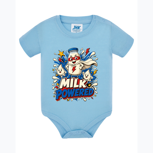 4a275a3e7c152ecf6078ff95791d8b6c5196df7a.jpg MILK POWERED Niemowlęce body z krótkim rękawem - obrazek 1
