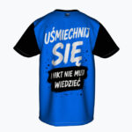 UŚMIECHNIJ SIĘ Męski T-Shirt Sportowy - obrazek 2