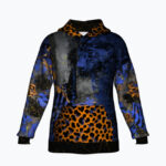 ABSTRACT ELECTRIC ANIMAL Bluza Unisex Oversize