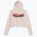SUGAR CRASH Damska Crop Hoodie - obrazek 2