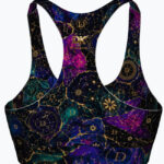 ULTRAVIOLET PETROL AURA Top sportowy damski - obrazek 2